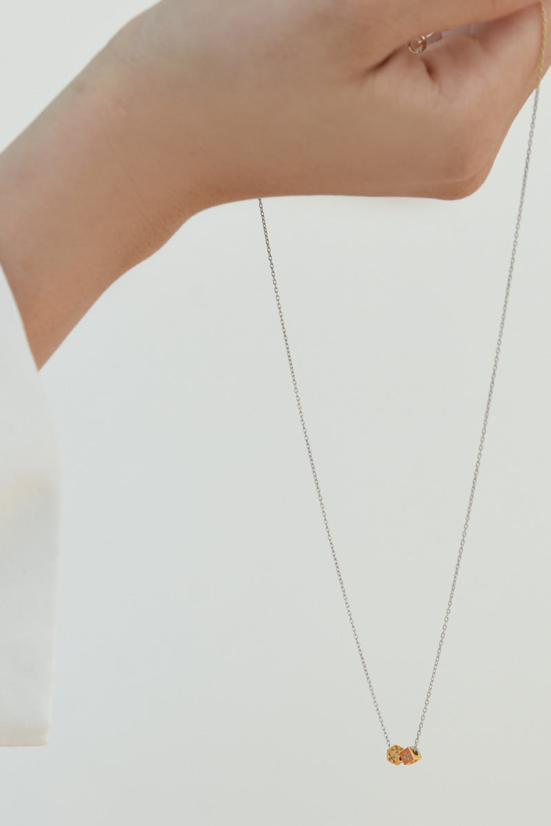 # carre Gold & Silver chain [ 0513 ]