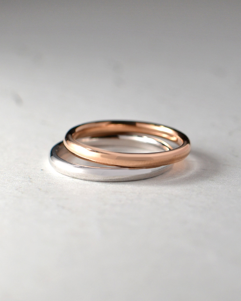 シンプルな結婚指輪・ブライダルリング